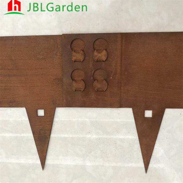 O jardim aumentado metal oxidado de aço de Corten cresce a espessura da cama 1.6mm