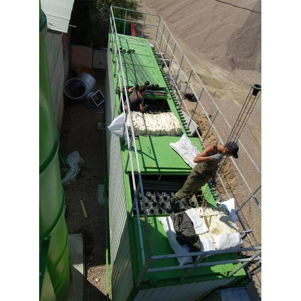 Завод смешивания аэропорта компактный горячий на строительство дорог 60 тонн в час