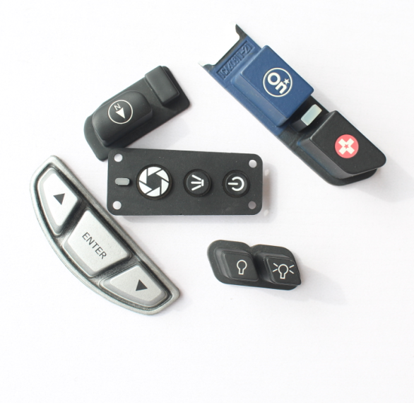 Customized Silicone Button Control, Digital Buttons, Screen Printed Numbers