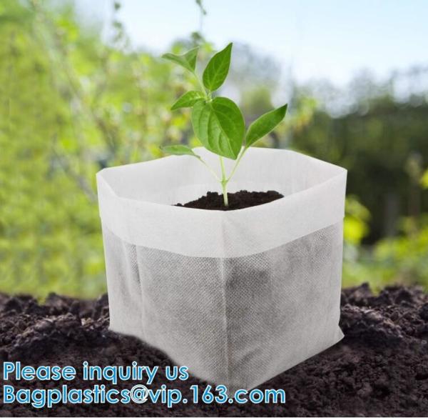 Non-Woven Bags Plant Grow Bags Fabric Seedling Pots Plants Pouch for High Seedling Survival Planting Growing Tree Plants