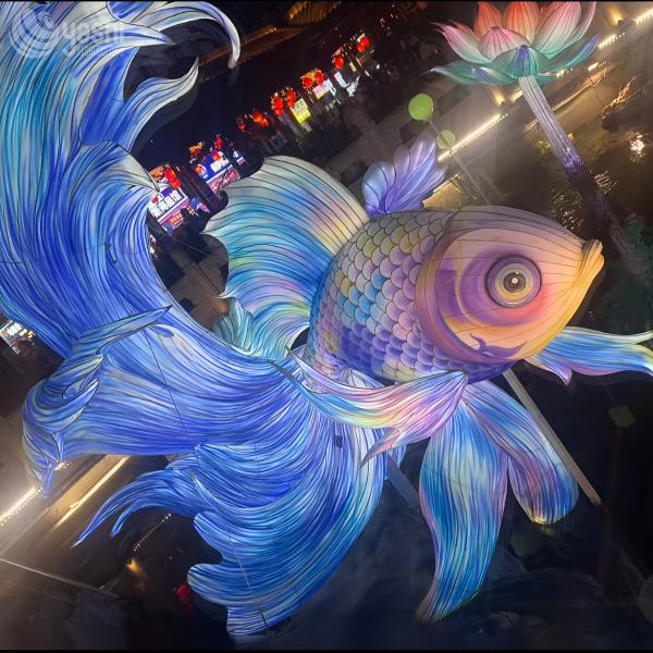 Vivid Fish Chinese Animal Lanterns Traditional Festival New Year Lantern