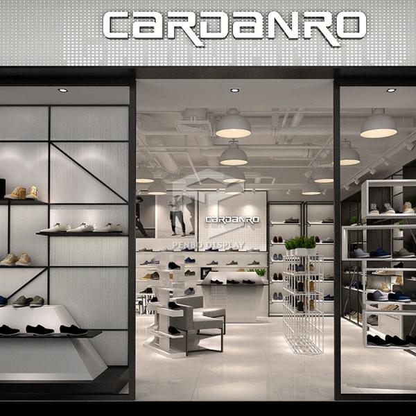 Полки мебели дисплея ботинка OEM