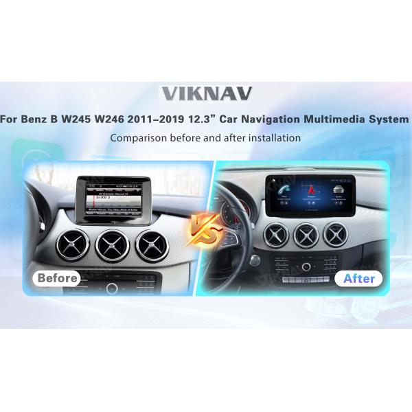 Viknav Android Car Radio Для Mercedes Benz B Class W245 W246 2011-2019 12.3 дюймовый стереоплеер GPS навигация (NTG4.5)