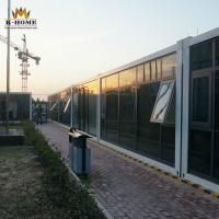 Escritório portátil provisório da construção de 20FT com sistema de drenagem completo