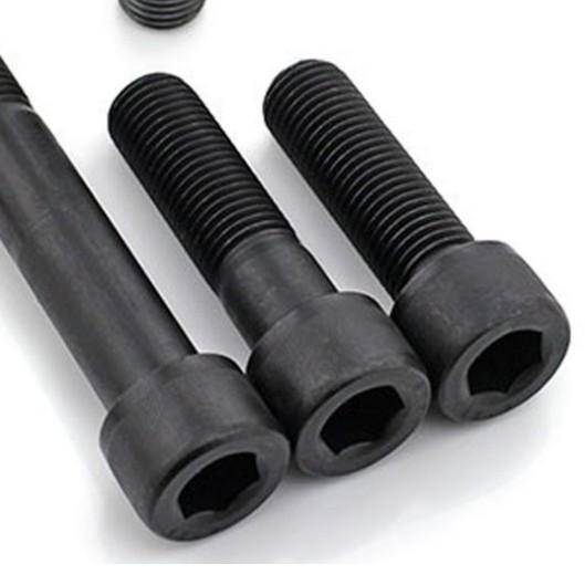 ISO9001 2015 certifié Finition noire Cap de tête à prise hexagonale DIN912 10,9 Grade Allen Bolt