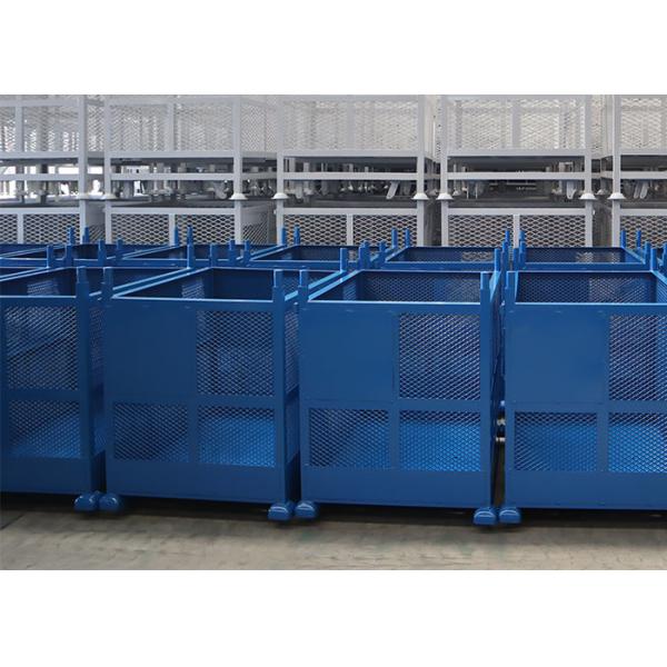 Stackable Forklift Stillage Bin Mesh Pallet Cages Drop Front