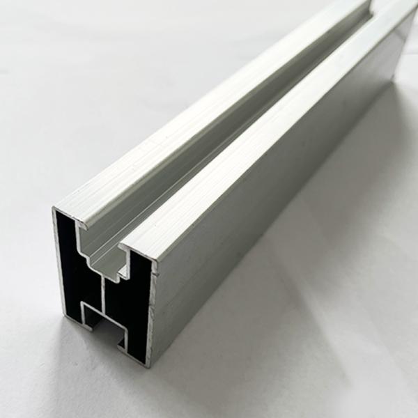 Versatile Photovoltaic Installation Guide Rail Anodized Solar Panel Fixing Rails