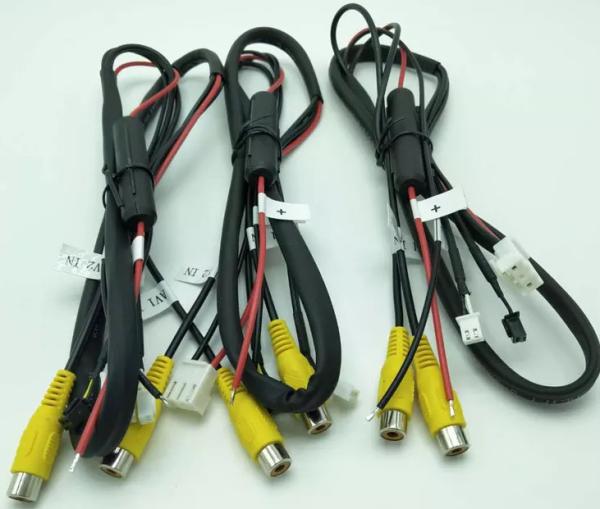 Female 18awg Cable Assembly Wire Harness MDVR Power For Car Audio