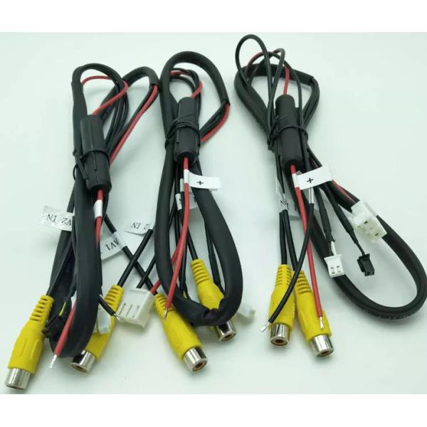 Female 18awg Cable Assembly Wire Harness MDVR Power For Car Audio