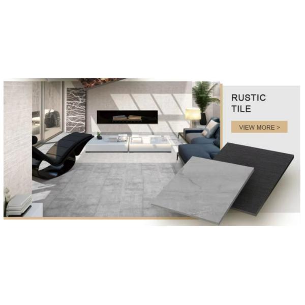 Baldosa cerámica rústica de mármol de 60x60, antideslizante, aspecto cemento, para exteriores