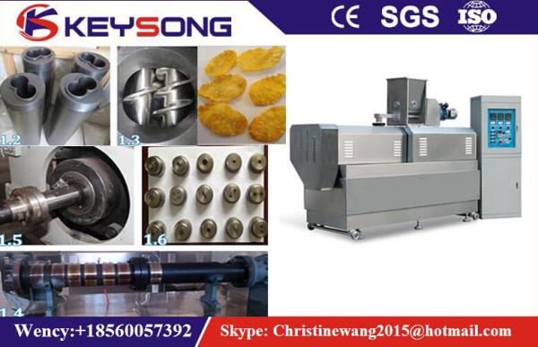 Corn  Flake Food Making Machine Breakfast Cereal Processing Line