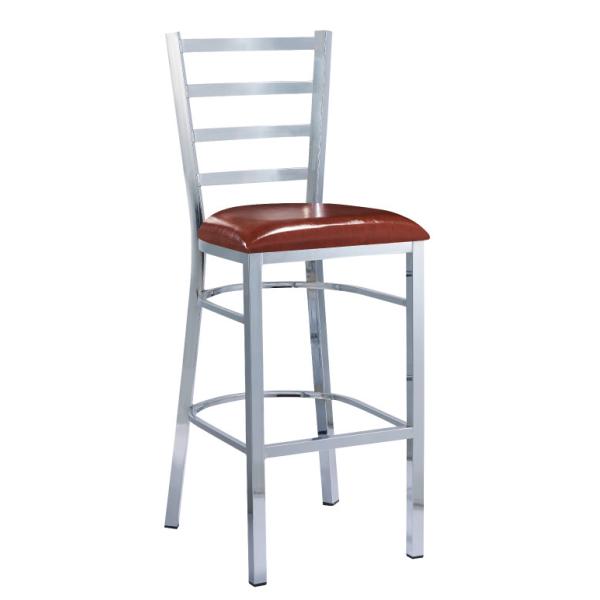 Chrome закончил табуретки высокой планки высокорослые для острова кухни с задними частями