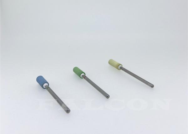 Cylinder Sintered Diamond Disc Green Zirconia Mounted Grinding Stone 5mm Diameter