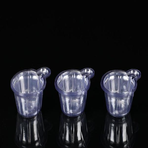 Материал PE собрания образца устранимой чашки мочи пластиковый прозрачный