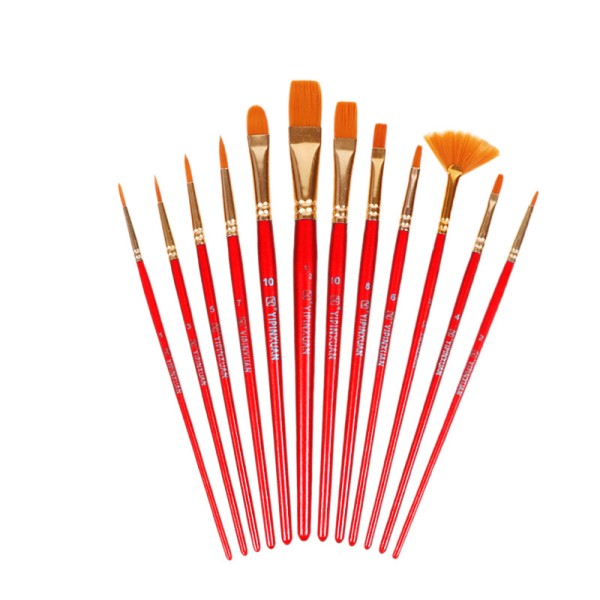 Oil Painting Three Specifications Custom  Watercolor Custom Brushes Professional Art Supplies Paint Brush Set