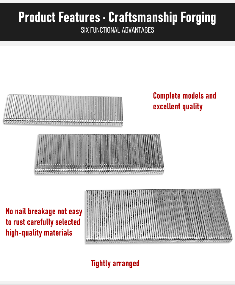 Iron Staples 9038 90/10/80 Series Galvanized U Staples 38MM Competitive Price OEM Customized Available