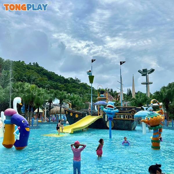 Fiberglass Steel Metal Speed Water Slide for >10 Passengers with Customized Color Options