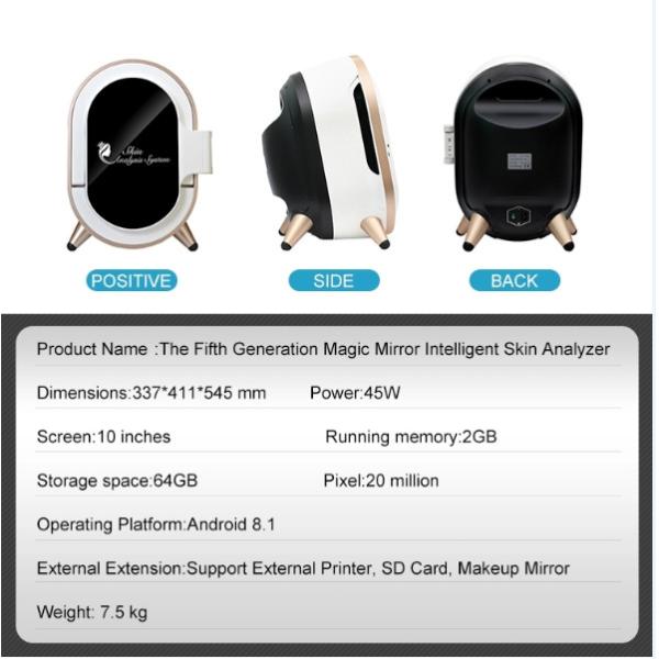 Doctor Facial Skin Analyzer 3D Face Camera , Magic Mirror Skin Analyzer