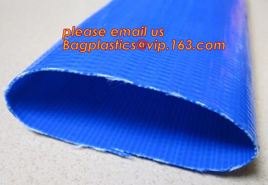 Customized inch 3/4-16 discharge water pvc layflat hose tubing pipe flexible lay flat irrigation agricultural water ho