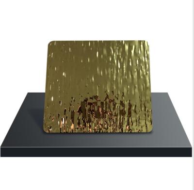 China Hammered Metal Sheet Stainless Steel Color Sheet For 5 Star Hotel Cladding Wall System