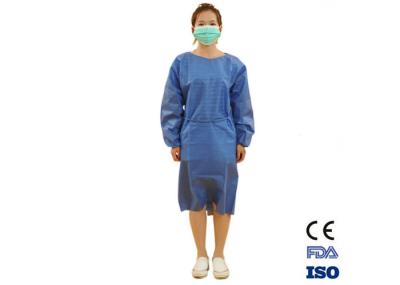 Vestidos médicos descartáveis protetores altos com tamanho de S-5XL e o punho elástico