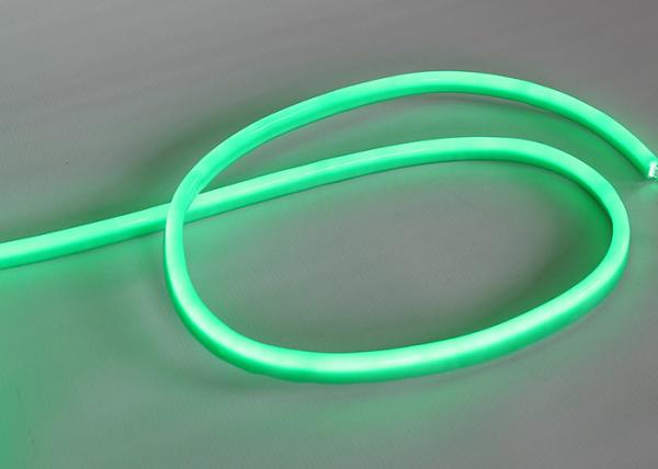 Mini 12V conduziu a luz de néon da corda, luzes de néon flexíveis conduzidas impermeáveis do verde