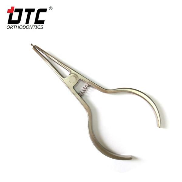 3- DTC Orthodontic Dental Elastic Stainless Steel Standard Expanding Elastic Separating Rings Pliers