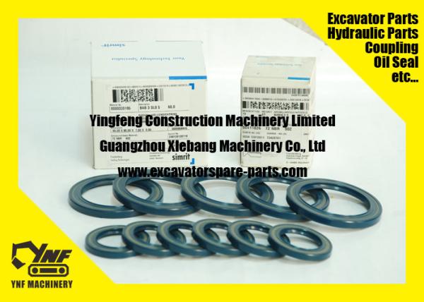 Yellow Excavator Seal Kits Hydraulic Cylinder Rod Seal JJCHK