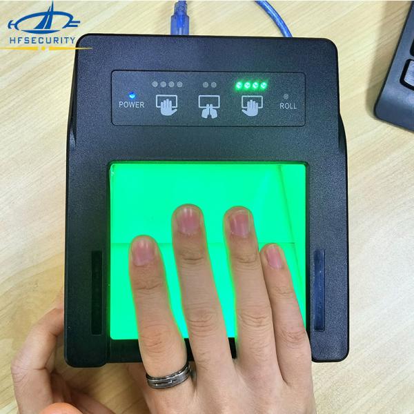 HFSecurity Bio7plus 442 Ten Finger Print Biometric  Fingerprint Scanner Slide detection for flat prints capturing