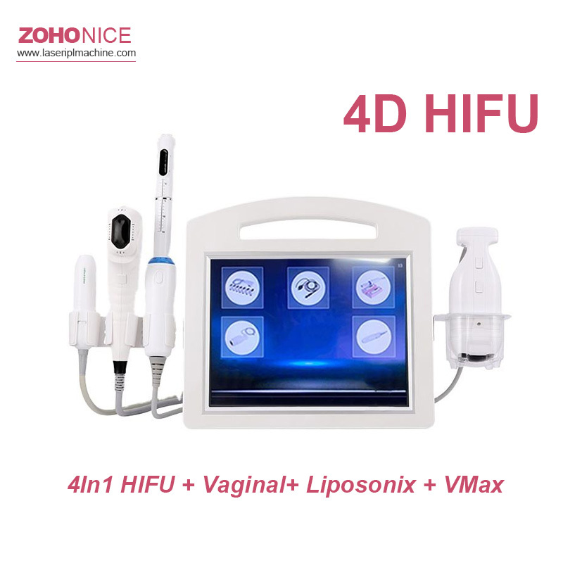 Portable 4 In 1 15 Lcd Screen Liposonic Machine