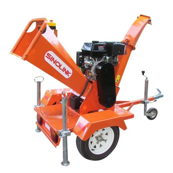 Loncin B&S Gasoline chipper shredder machine commercial Atv Drum Log 15hp