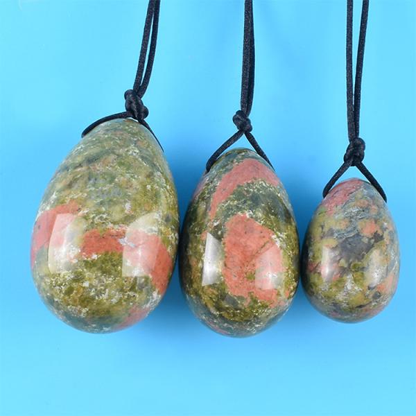 Jade Eggs for Women Size One Set Rose Quartz Green Purple White Nephrite Xiuyan Jade
