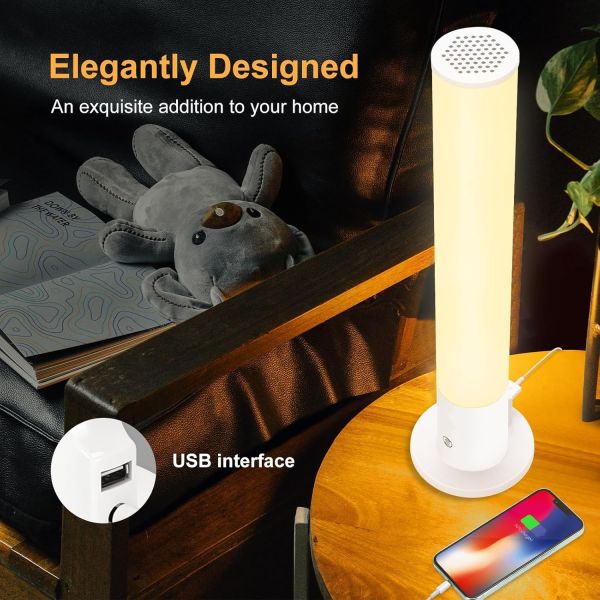 100V - 240V Daylight Simulation Lamp Remote Control Sunlight Therapy Lamp