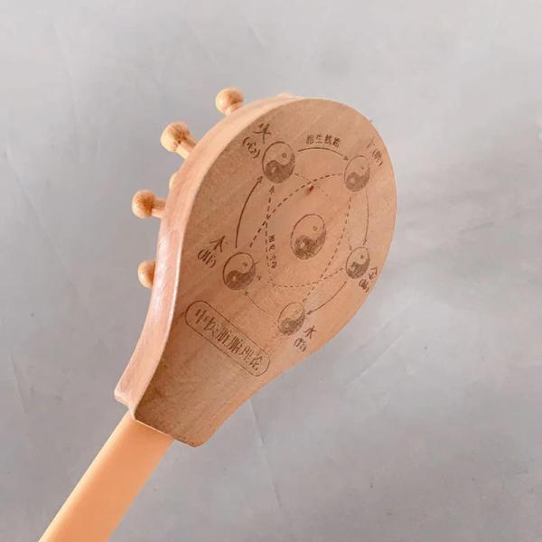 Body Massage Equipment Best Sellers Infrared Massage Hammer for Bamboo Health Wooden Back Shoulder And Neck Massage Stick