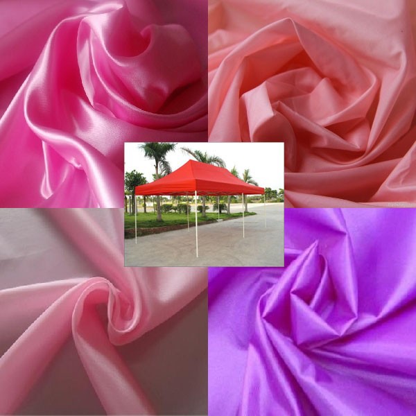 190T china manufacture cheap taffeta fabric for tent