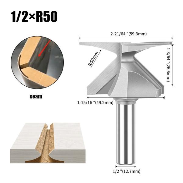Wood Molding Bending CNC Router Bit 3 Flutes 4 Flutes Arc Welders Bending