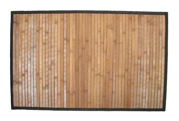 Mould Proof Bamboo Bathroom Mat Without Chemical Treatment Natural Grain