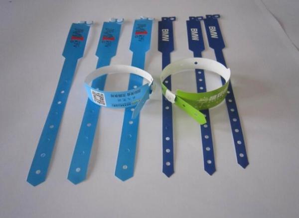 Cheap PVC Bracelet ID NFC Disposable Medical Bracelet , Custom Print Logo , Many Size Avaiable