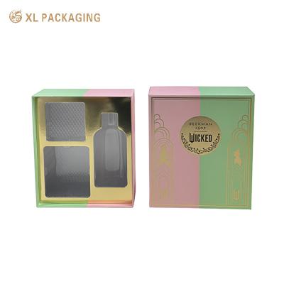 Emballage XL Personnalisé Imprimé Boîte en Papier Cosmétique Emballage à Rabat Supérieur Pour Emballage de Parfum Jetable
