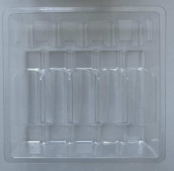 PET Fragile Goods Packaging Tray Glass Bottle Fixed Packaging Tray Water Injection 1ml 2ml 5ml 10ml 5 Pack