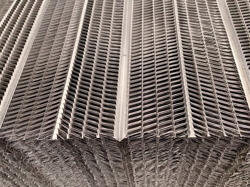 0.6m Width Hot Dip Galvanized Expanded Rib Lath Mesh Used In Plaster Walls
