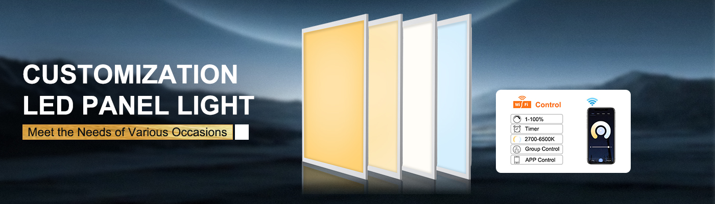 Zigbee 3.0 Smart LED Panel Light with CCT Selectable and 5-Year Warranty for Office Buildings