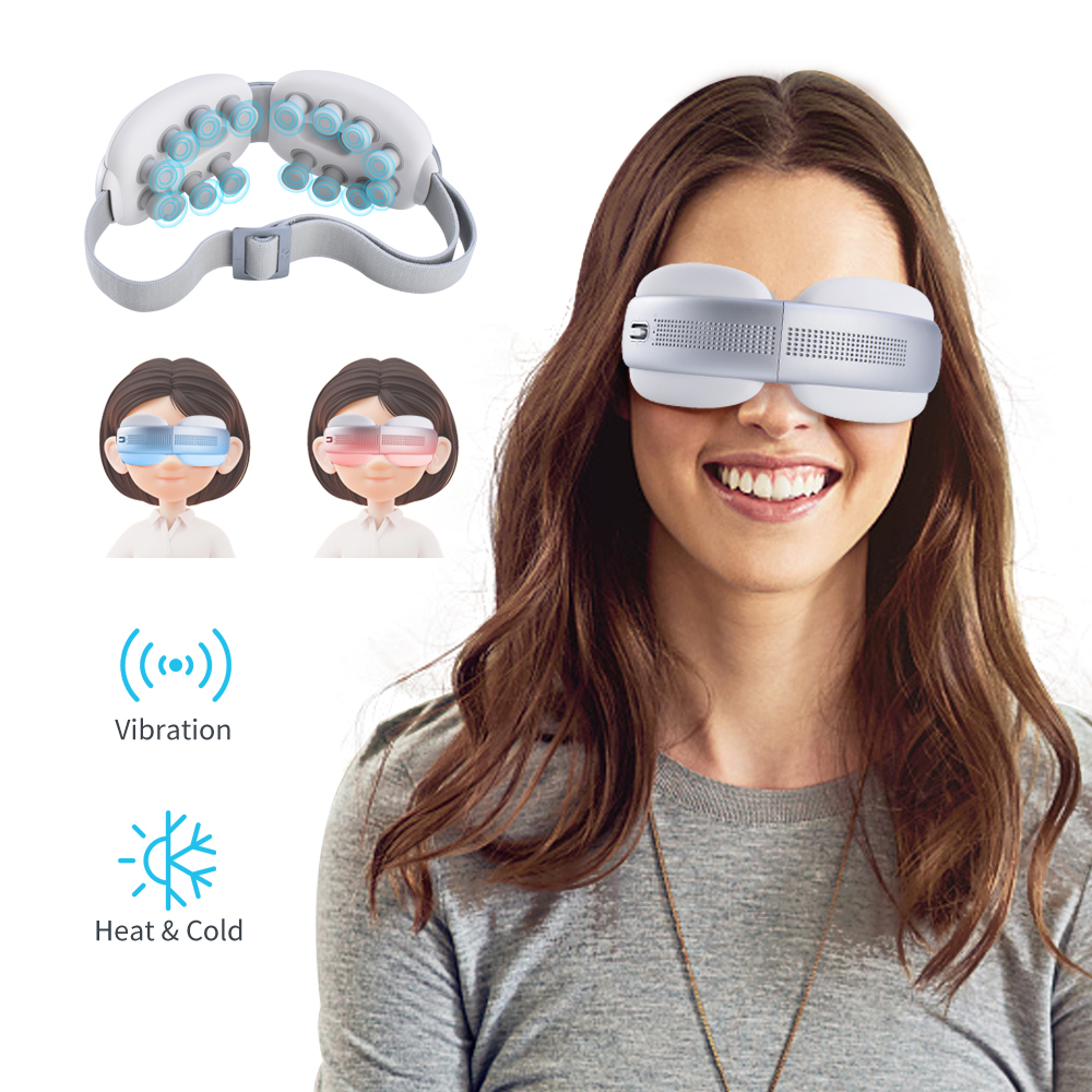 3D Usb Heated Weighted Eye Mask With Vibration Relax and Reduce Eye Strain Massage Eye Mask
