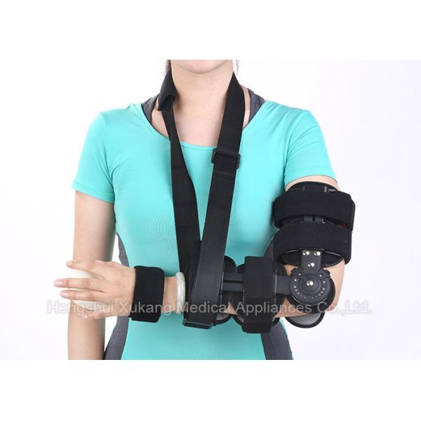 Washable M Size Elbow Support Brace , Durable Aluminum ROM Hinged Elbow Brace