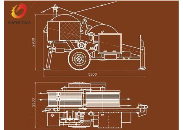 Super Hydraulic Pulling Machine Conductor Cable Tensioner With Diesel Engine