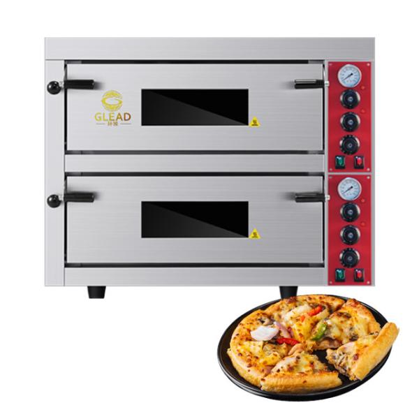 Equipamento para fornos de cozimento de pizza 115 kg Forno de cozimento comercial elétrico Base de mármore/aço inoxidável