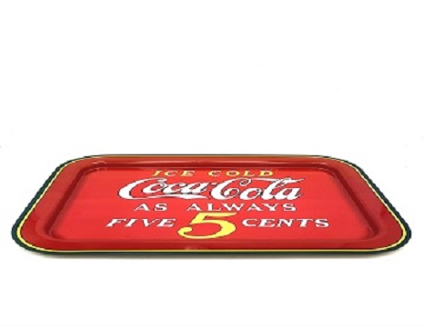 DADI Rectangular Vintage Tin Serving Tray 0.28mm-0.35mm Food Grade Tinplate Metal Tin Tray