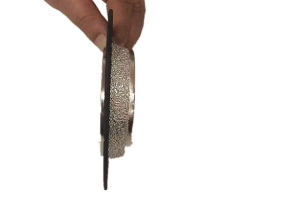 Vacuum Brazed Diamond Cutting & Bevelling Concrete Blade For Plastic Cast Iron Clay