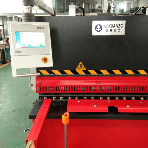 Dobladora de corte hidráulica QC11K-6*4000 del CNC con Tp10s