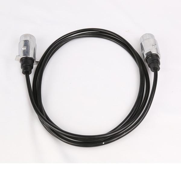 N Type 7 Pole Trailer Cable Straight Coil With Metal Plug ISO/TS1724 Certificate